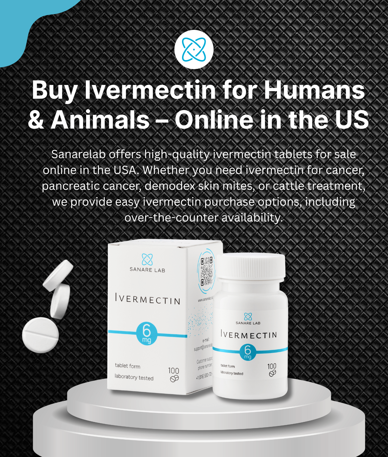 Sanarelab.club Ivermectin Tablets Mobile Banner