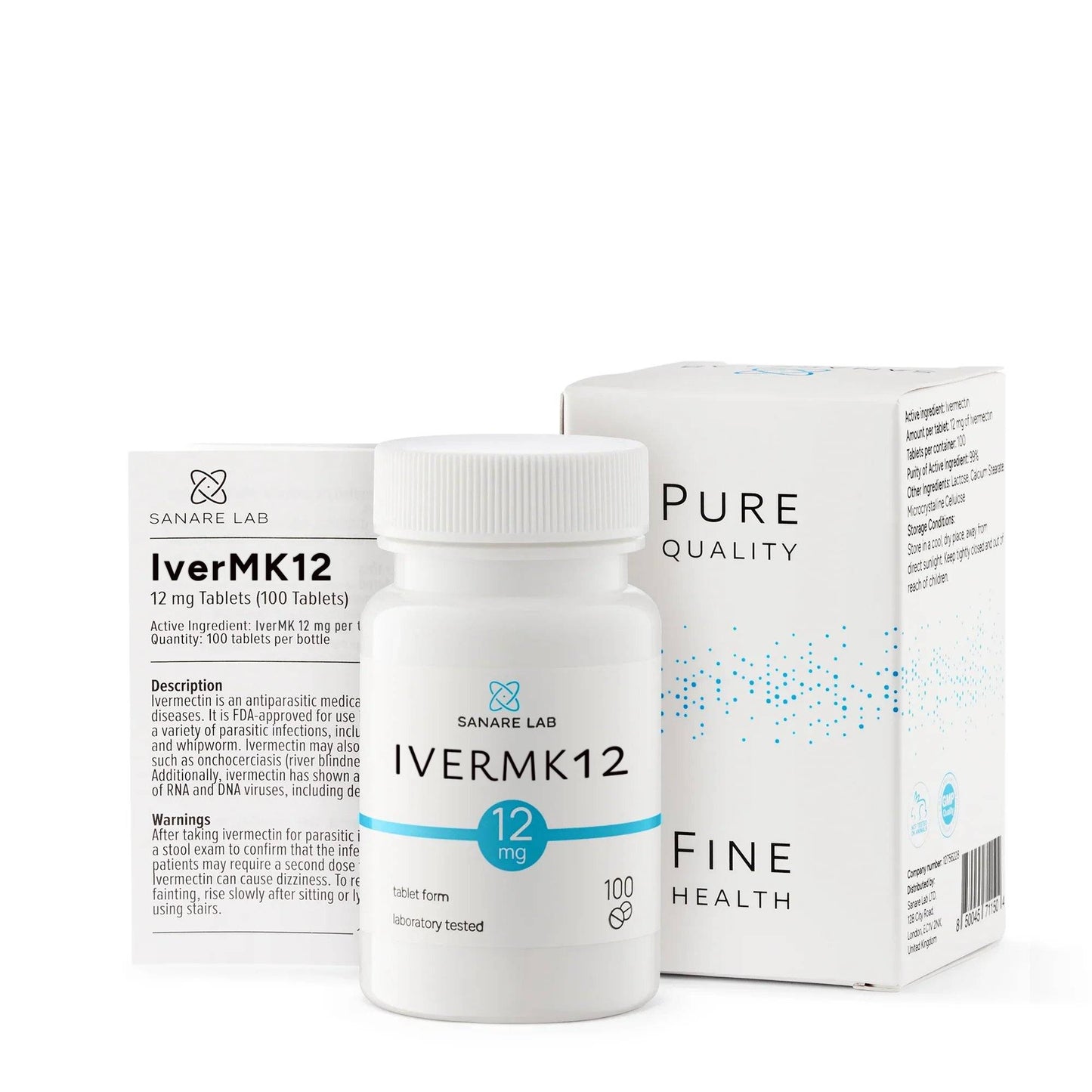 IverMK 12 mg, 100 tablets